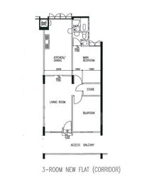 Blk 329 Clementi Avenue 2 (Clementi), HDB 3 Rooms #573688581